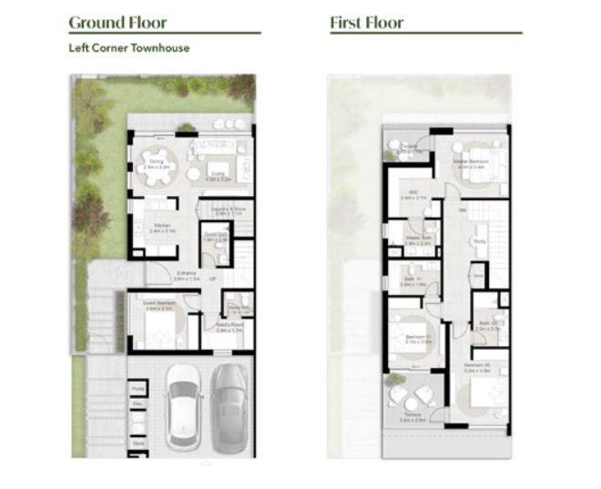 Aura Gardens A 4 bed Type A Left Corner